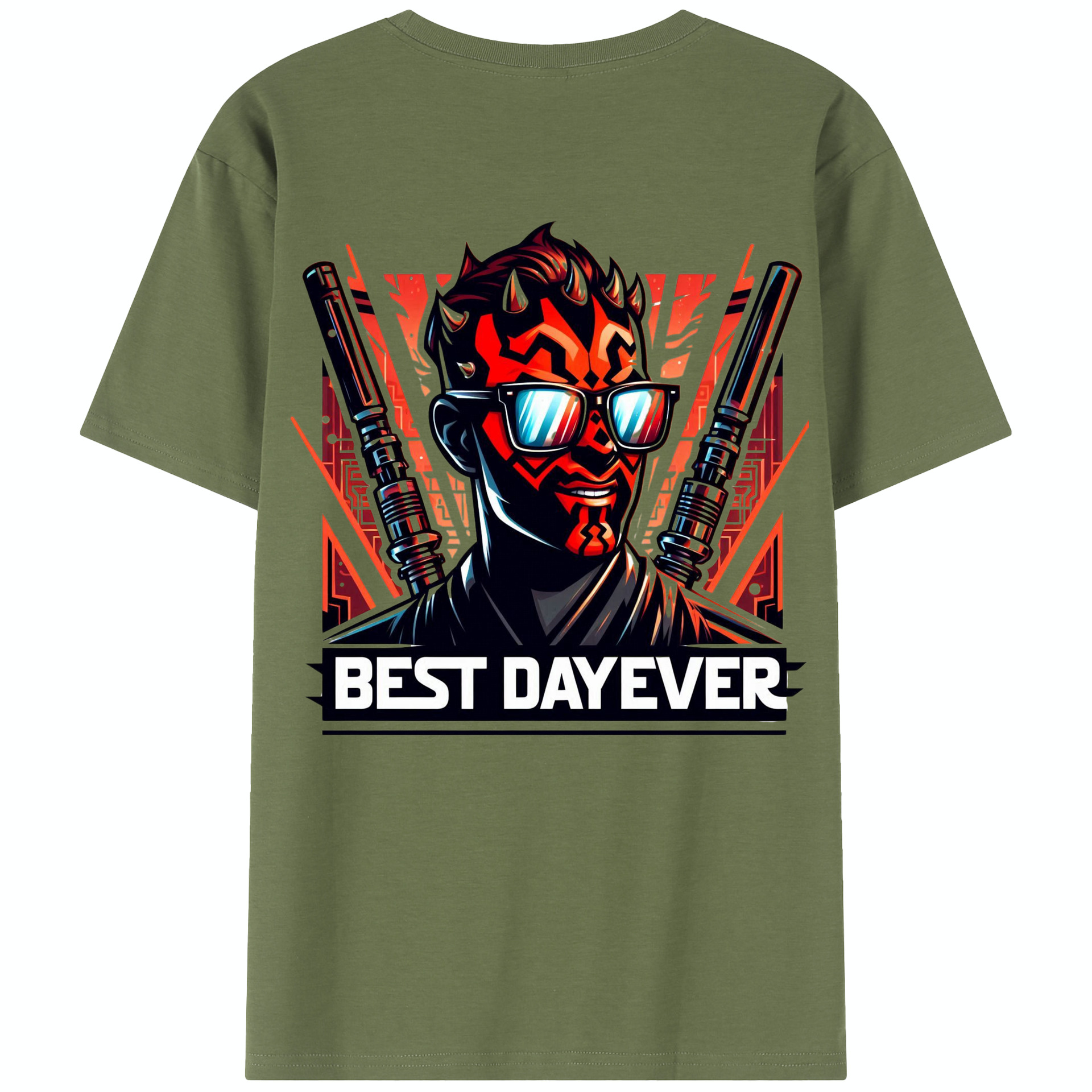 （画像用） スター・ウォーズ Star Wars 綿100％半袖Tシャツ（背面プリント）
